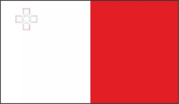 Fahne Malta 140cm x 90cm